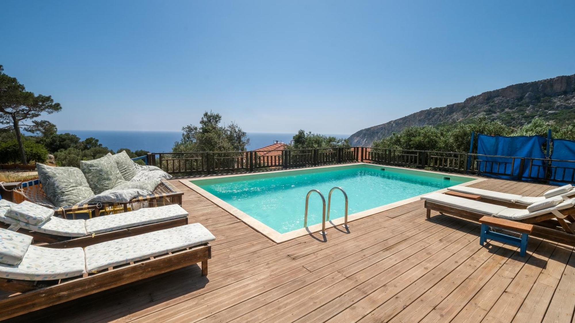 Likya House - Deniz Ve Doga Manzarali, Havuzlu Villa Patara Exterior foto
